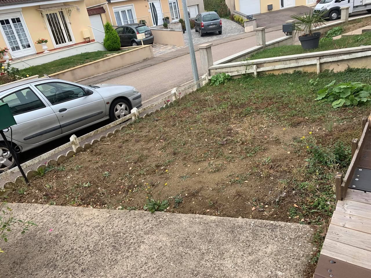 Avant après gravier noir avant